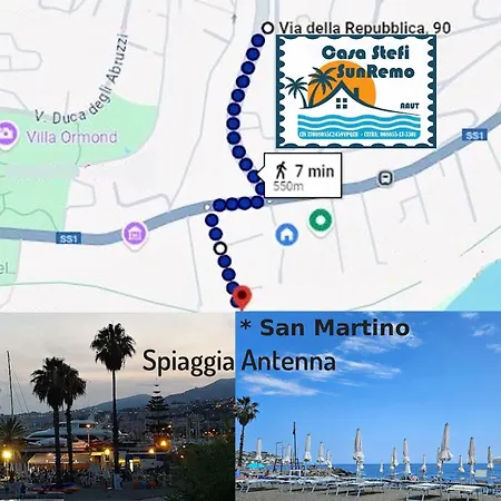 Casa Stefi Sunremo - Parcheggio Privato, 500 Mt Dalla Appartement *