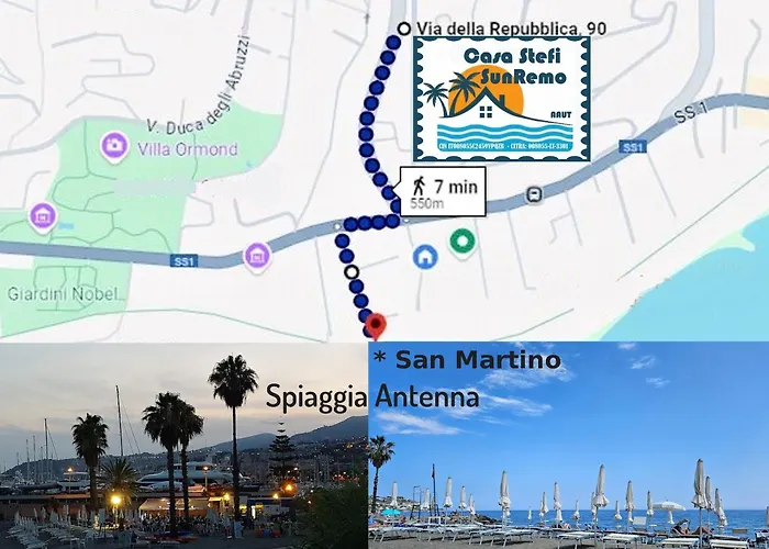 Casa Stefi Sunremo - Private Parking - 5 Min To The דירה *